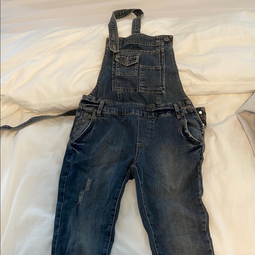 Free People Denim Jumpsuit/overalls skinny